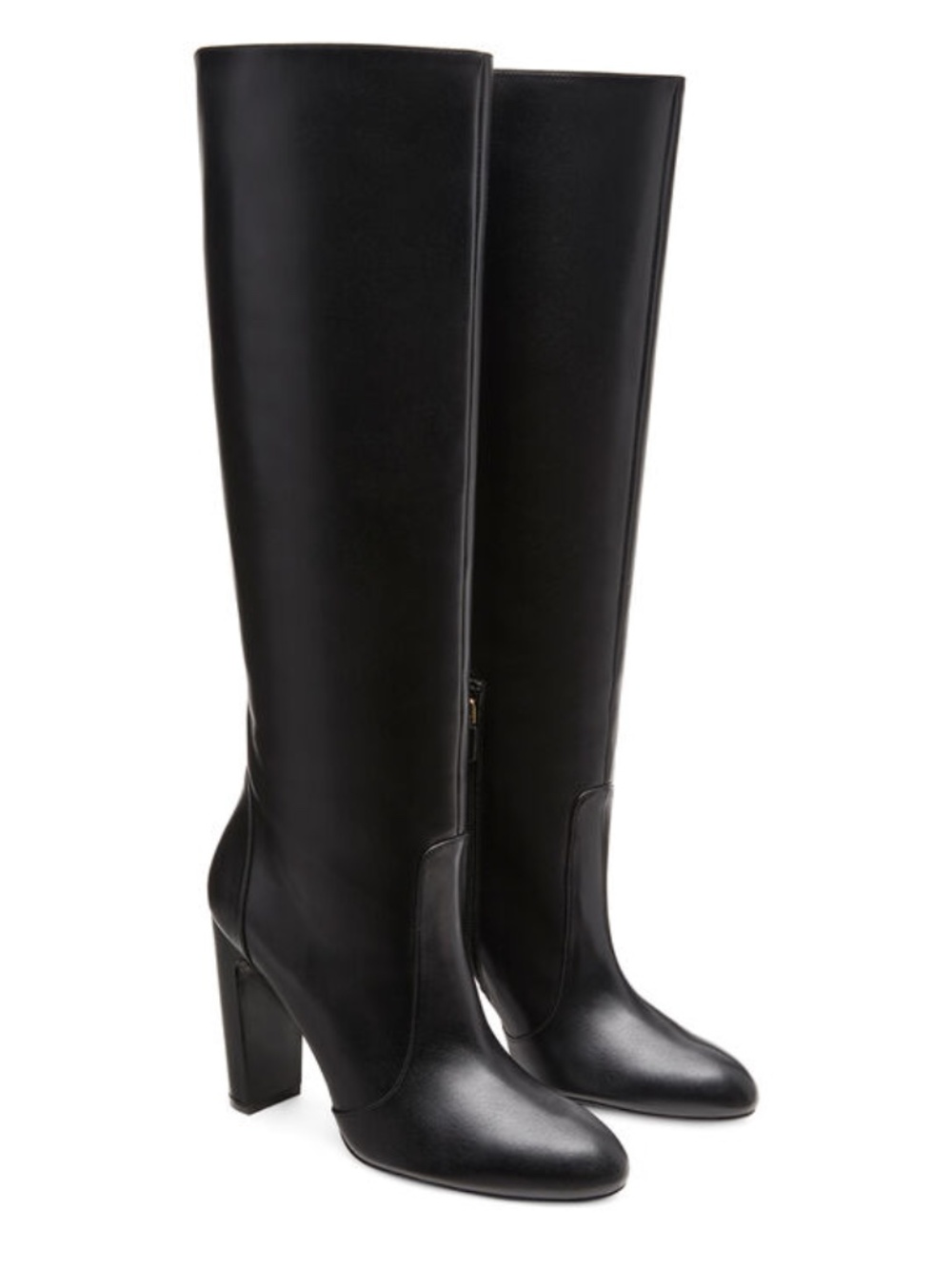 Stuart Weitzman Vida 100 Luxury Leather Knee-High Boot in Black Size 9.5